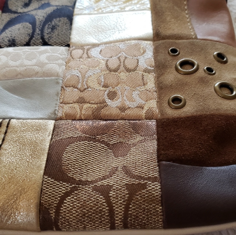 Authentic Coach Patchwork Crossbody Bag - image 6